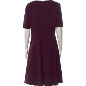 Lafayette 148 New York Red A-Line Midi Dress